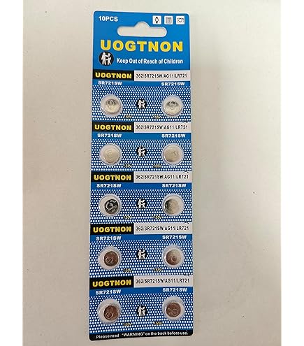 Amazon.com: LOOPACELL 10 Pack AG11 LR721 362 V362 D362 GP362